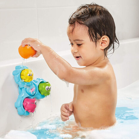 badspeelgoed Spin &amp; Splash junior 21 cm blauw
