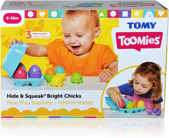 kinderspel Bright Chicks 30 x 20 cm blauw