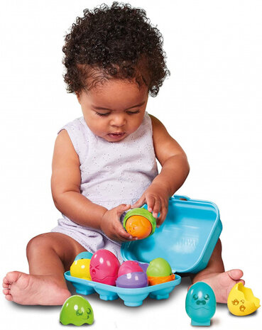 kinderspel Bright Chicks 30 x 20 cm blauw