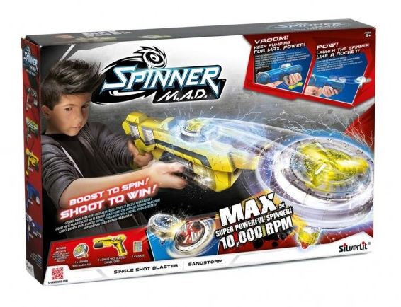 tollenschieter Spinner Blaster junior geel 2-delig