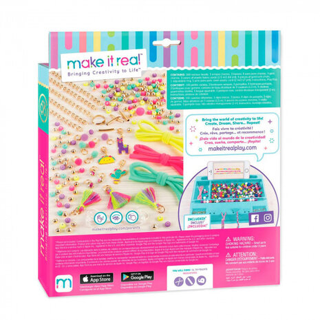 armbandjes maken meisjes goud/neon 180-delig