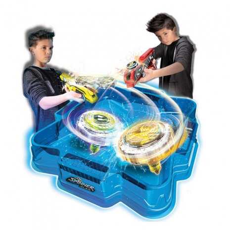 tol blaster Spinner Mad Thunder groen/zwart 2-delig
