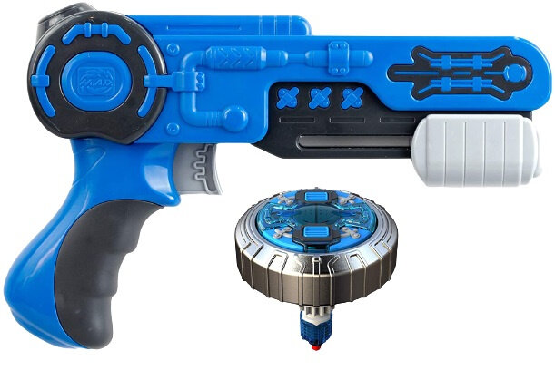 tol blaster Spinner Mad Megawave blauw/zwart 2-delig