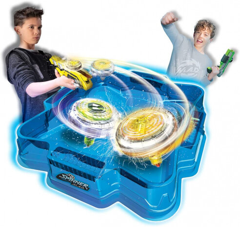 battle set Spinner Mad Duo blauw/rood 4-delig