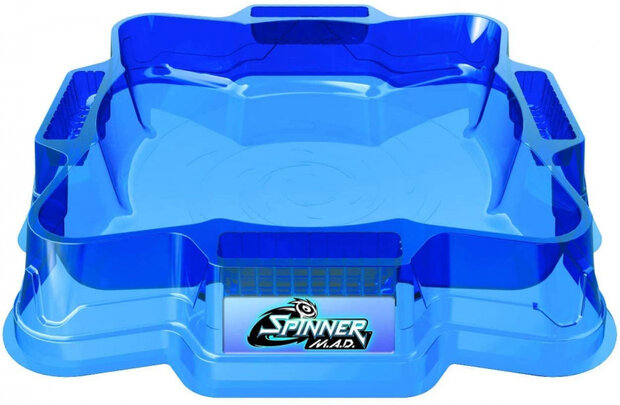 battle arena Spinner Mad 56 x 11 cm blauw
