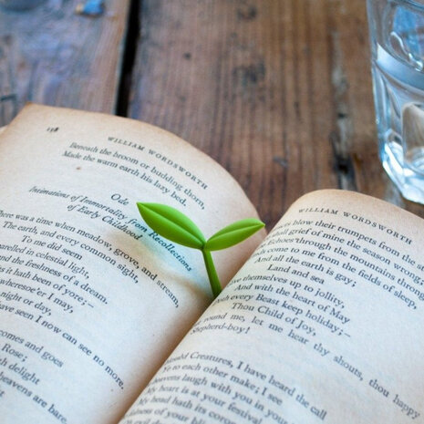 boekenleggers 13,5 x 3 cm groen 3 stuks