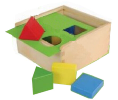 vormenstoof junior 18 x 10 cm hout 10-delig