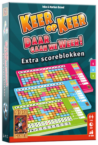 scoreblokken Keer op Keer level 5/6/7 papier 3 stuks