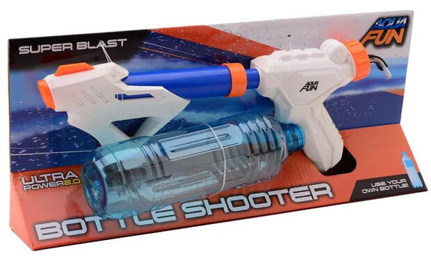 waterpistool Aqua Fun Space junior 54 cm wit/blauw