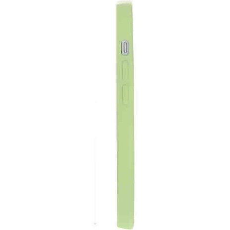 telefoonhoes Iphone 12 Mini siliconen pistache groen