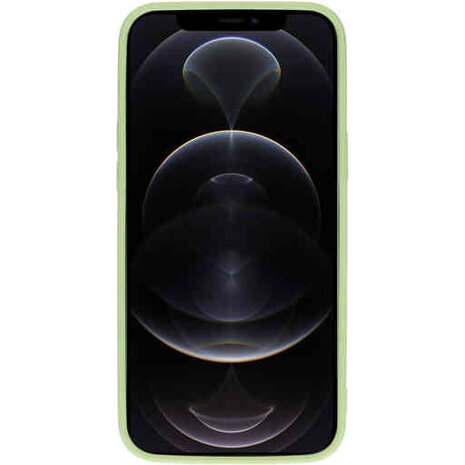 telefoonhoes Iphone 12/12 Pro siliconen groen