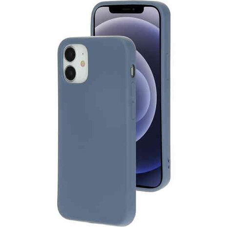 telefoonhoes Iphone 12 Mini siliconen grijs