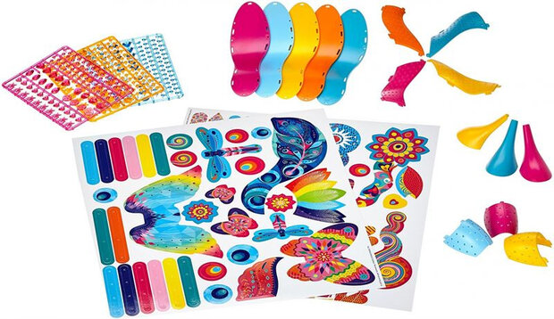 knutselset I Love Shoes meisjes karton 21-delig