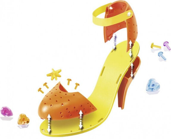 knutselset I Love Shoes meisjes karton 21-delig