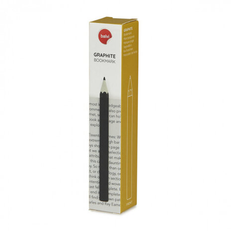 boekenlegger potlood junior 15 cm zwart