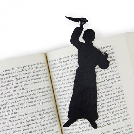 boekenlegger Psycho junior 15 cm zwart