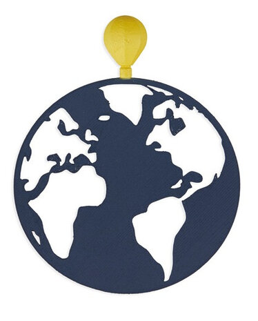 boekenlegger Globetrotter junior 11,5 cm zwart