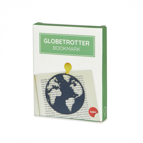 boekenlegger Globetrotter junior 11,5 cm zwart