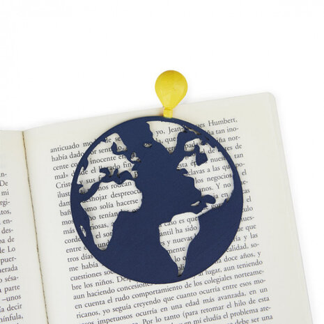 boekenlegger Globetrotter junior 11,5 cm zwart