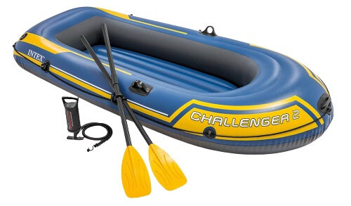 opblaasboot Challenger 236 x 41 cm vinyl geel/blauw