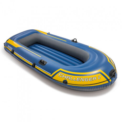 opblaasboot Challenger 236 x 41 cm vinyl geel/blauw