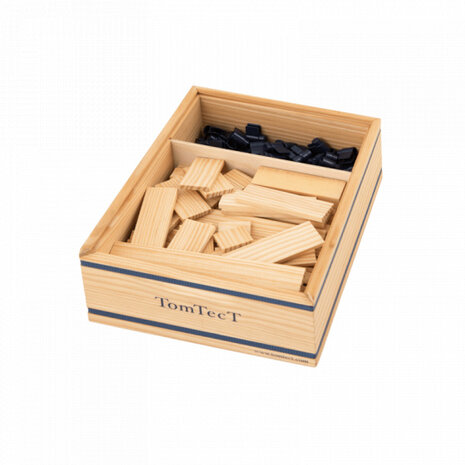 bouwkit junior hout/kunststof naturel/zwart 190-delig