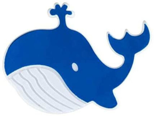 badstickers anti-slip junior 13,5 cm blauw 5 stuks