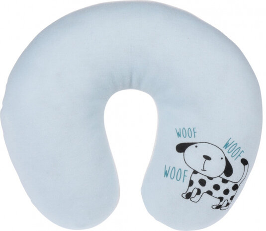 nekkussen hond 26 cm polyester blauw