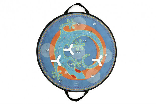 werpspel Salamander magnetisch 60 cm blauw 4-delig