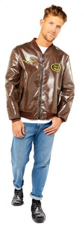 bomberjack Piloot polyester bruin maat M
