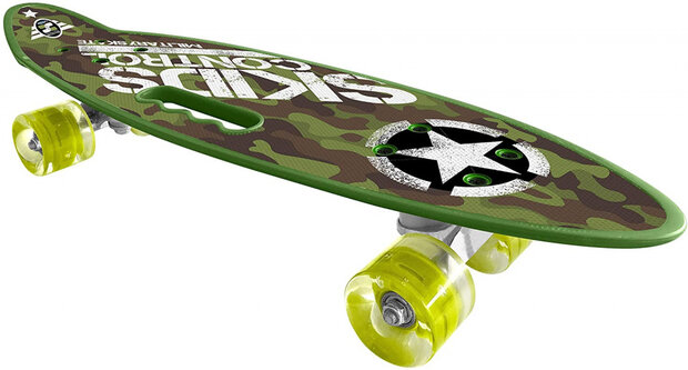 skateboard Military 61 x 18 cm polypropyleen kaki