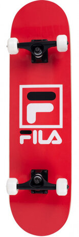 skateboard Logo 20 x 79 cm Abec 7 hout rood