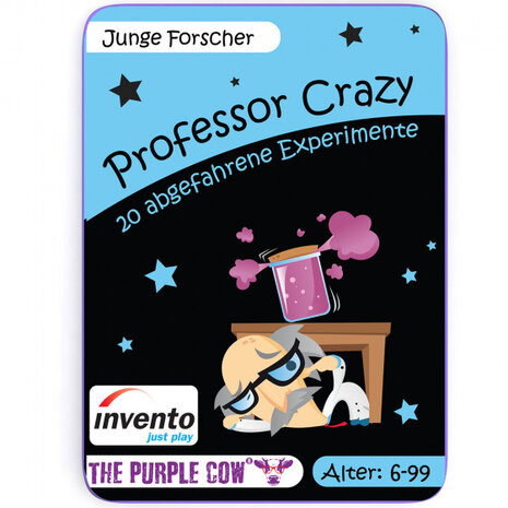 professor Crazy jonge onderzoekers experimenten junior 20 kaarten
