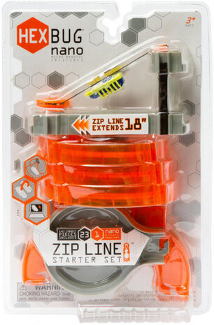 kabelbaan Nano junior oranje/grijs 23-delig