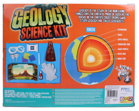 Geologische experimentenset 9-delig