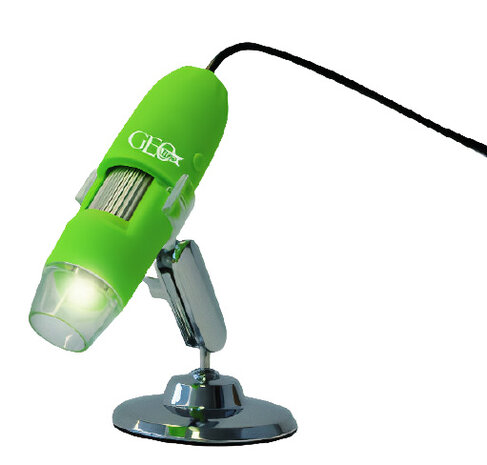 digitale microscoop 29,5 x 24,5 cm groen