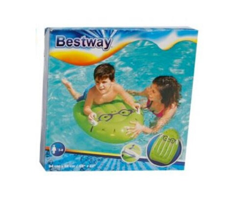 luchtbed kiwi junior 80 x 52 cm vinyl groen