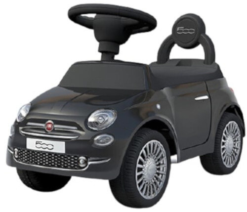 loopauto Fiat 500 junior 61 x 31 cm zwart
