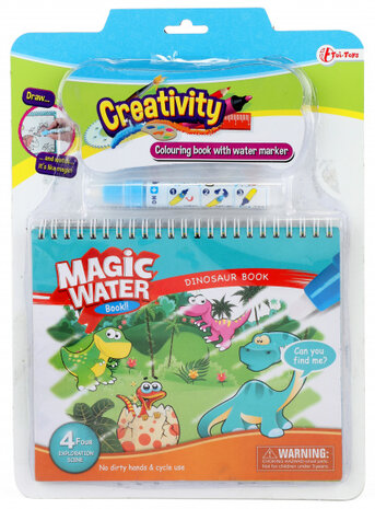 kleurboek Dino junior 20 x 25 cm papier 2-delig