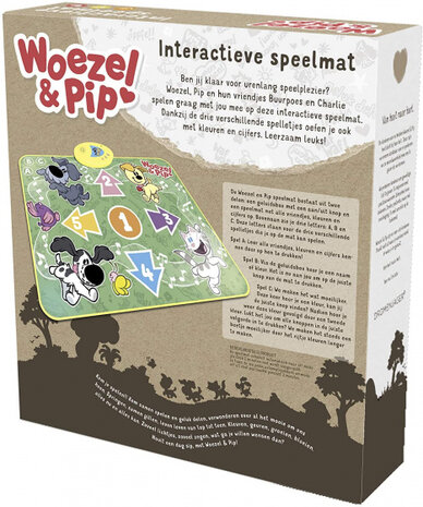 speelmat interactief Woezel &amp; Pip junior 37 cm groen
