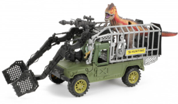 speelset Dino XXL junior 32 x 15 cm groen 6-delig