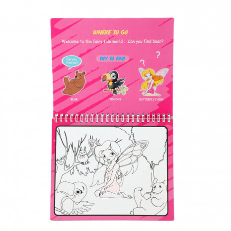 kleurboek Princess meisjes 20 x 25 cm papier 2-delig