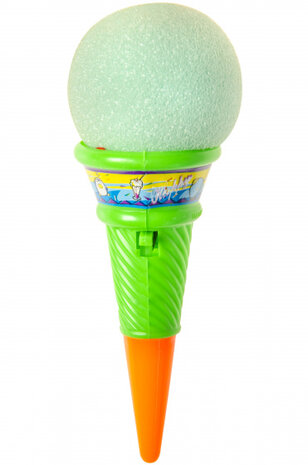 ijsbol schieter junior 18 x 6 cm groen