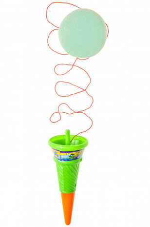 ijsbol schieter junior 18 x 6 cm groen