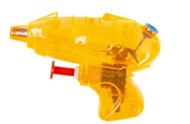waterpistool mini junior 9 cm oranje
