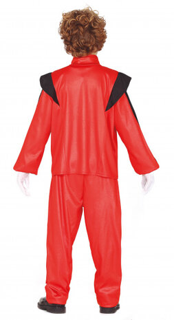 zombiekostuum junior polyester rood mt 5-6 jaar