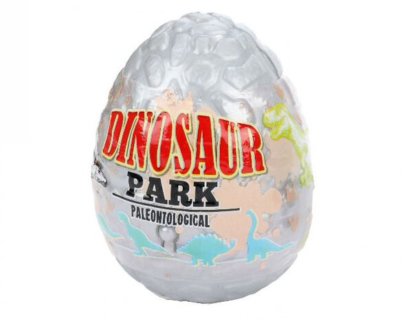 verrassingsei World Of Dinos junior 8 x 10 cm grijs