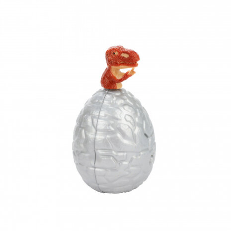 verrassingsei World Of Dinos junior 8 x 10 cm grijs