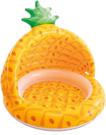 opblaaszwembad ananas 58414NP 102 x 94 cm PVC oranje