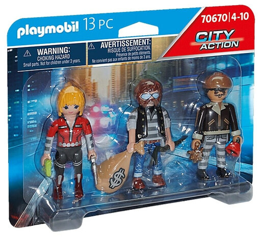 City Action - Figurenset boeven (70670)